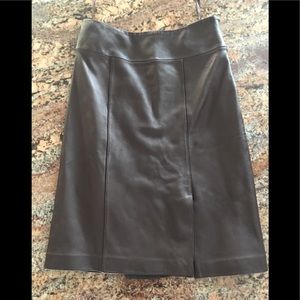 Leather skirt